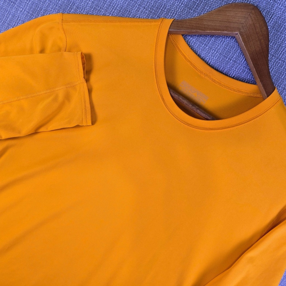 Patagonia Capilene Daily Baselayer Shirt Large Orange Long Sleeve Gorpcore